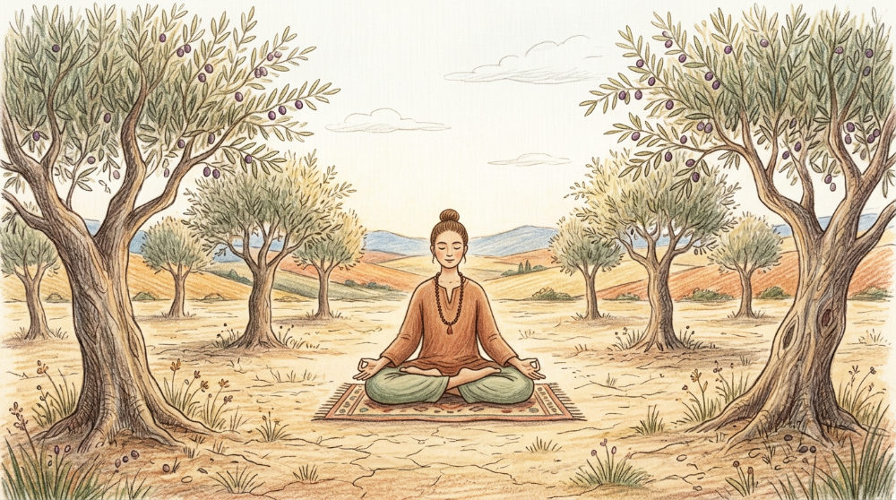 Yoga tra gli ulivi